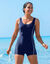 Combishort de bain sp&eacute;cial piscine (marine)