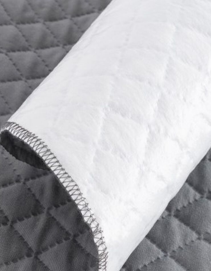 Protège-salon imperméable microfibre matelassé (gris) Protège-salon imperméable microfibre matelassé (gris)