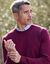 Pull col rond 80% laine (bordeaux)