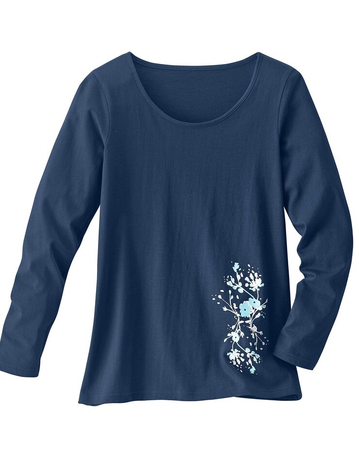 Tee-shirt manches longues – marine (marine)