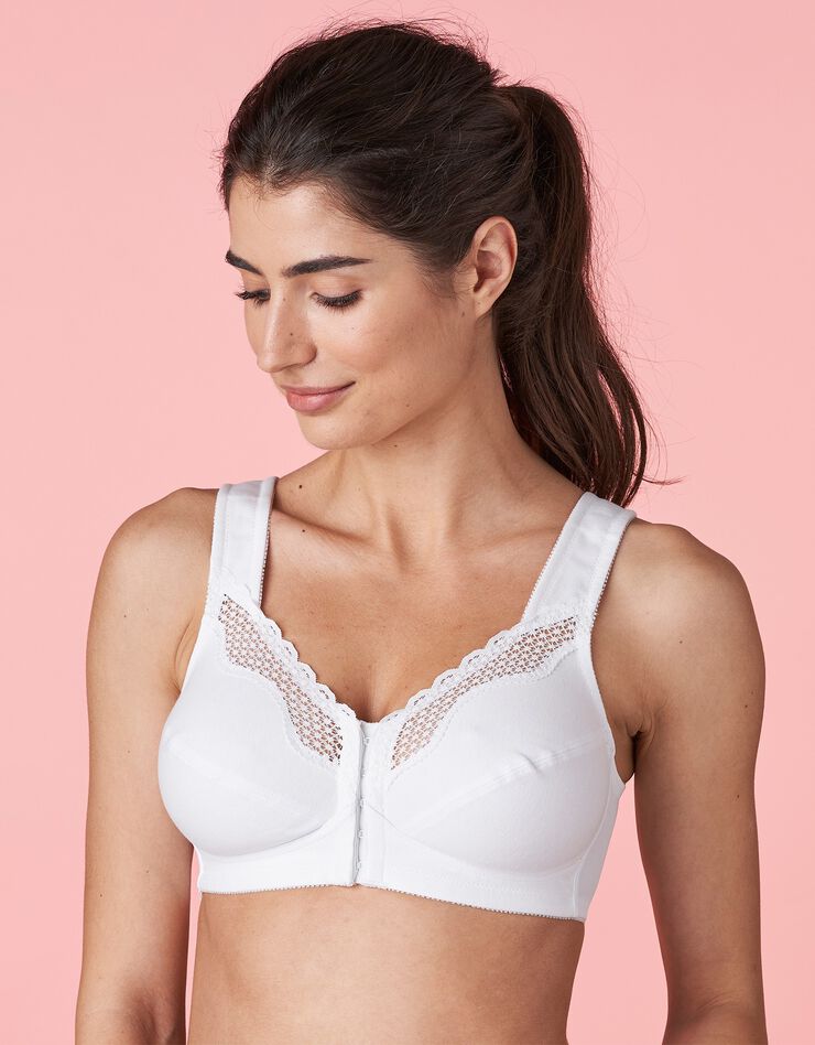 Soutien-gorge Posture Control ouverture devant - sans armatures (blanc) Soutien-gorge Posture Control ouverture devant - sans armatures (blanc)