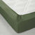 Drap-housse uni coton bonnet 32 cm (eucalyptus)