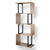 Bibliothèque 4 niveaux bois et métal STOCKIES (naturel)