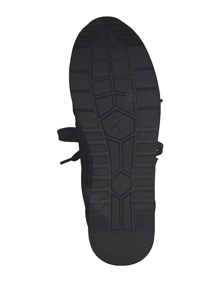 Baskets sneakers noir - largeur confort (noir)