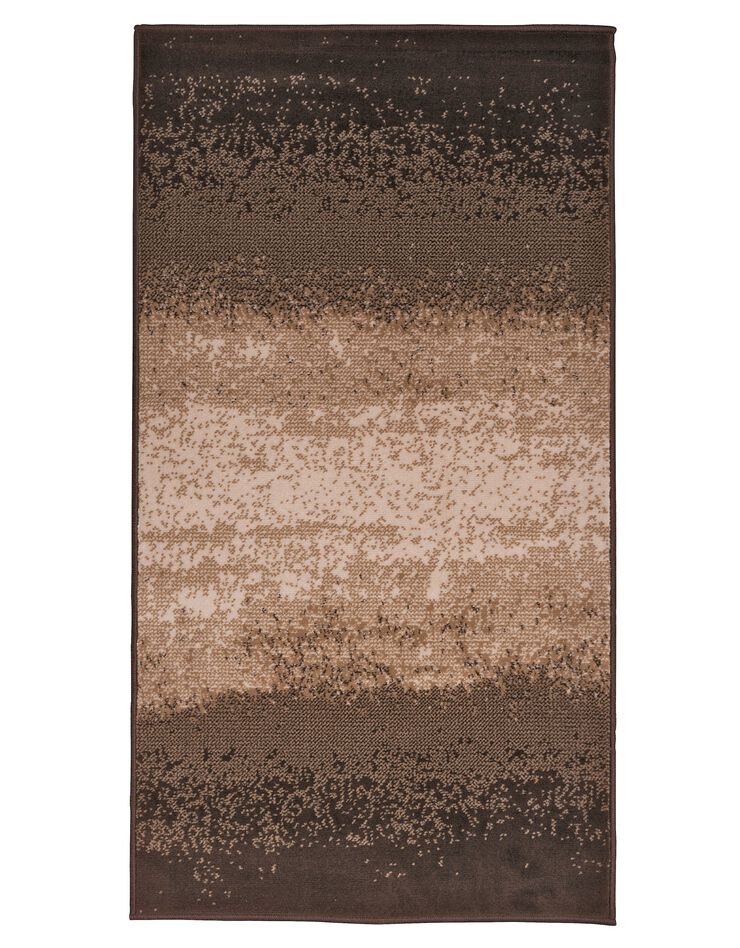 Tapis fond dégradé (marron / beige)