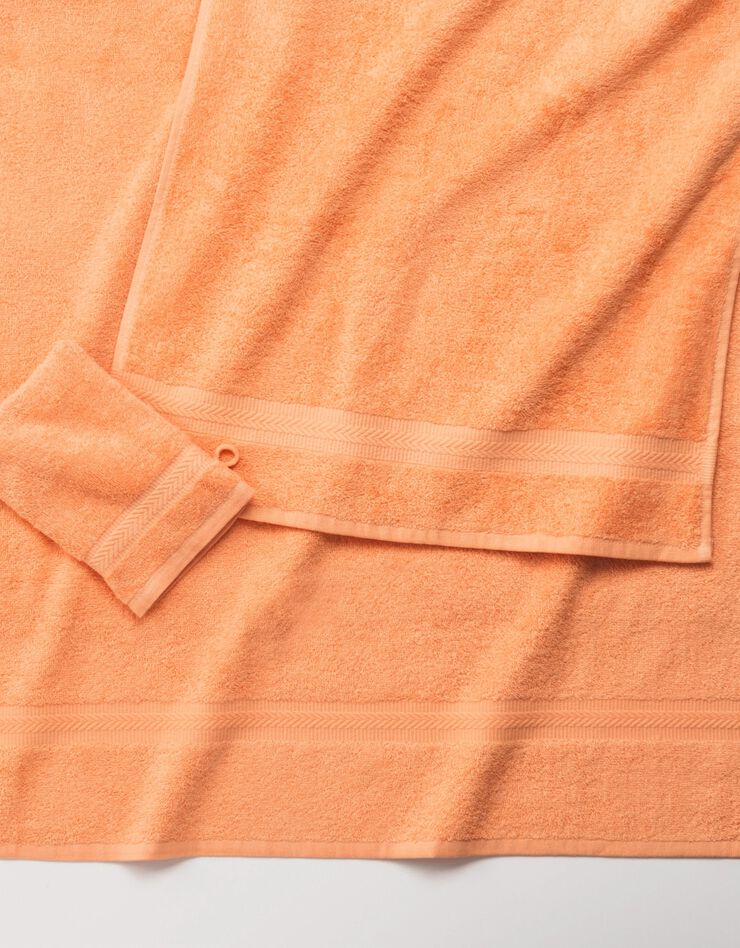 Eponge unie 420 g/m2 confort moelleux (abricot)