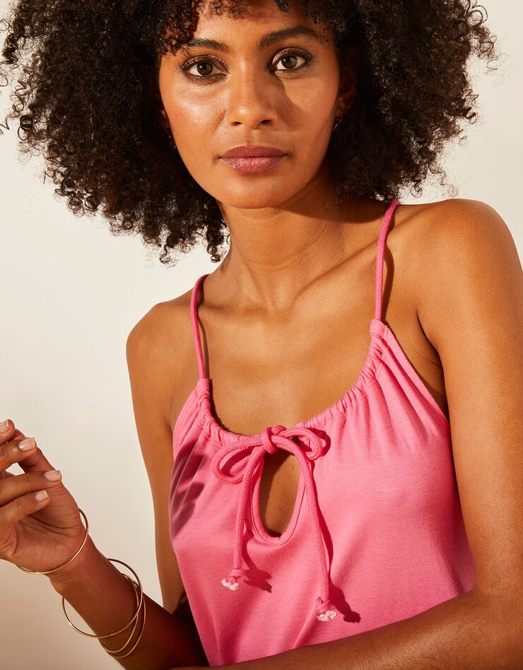 Robe à bretelles (rose) Robe à bretelles (rose)
