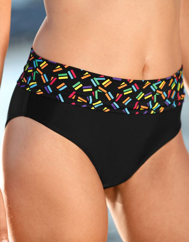 Slip de bain modulable imprimé multicolore Mena (multicolore)