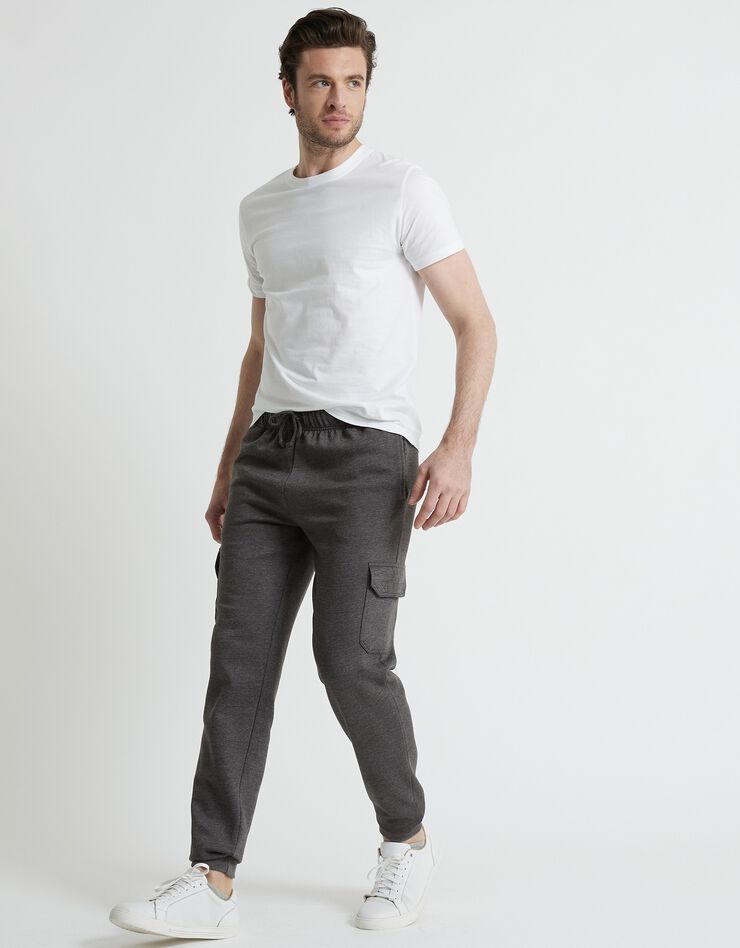 Pantalon molleton cargo (anthracite) Pantalon molleton cargo (anthracite)