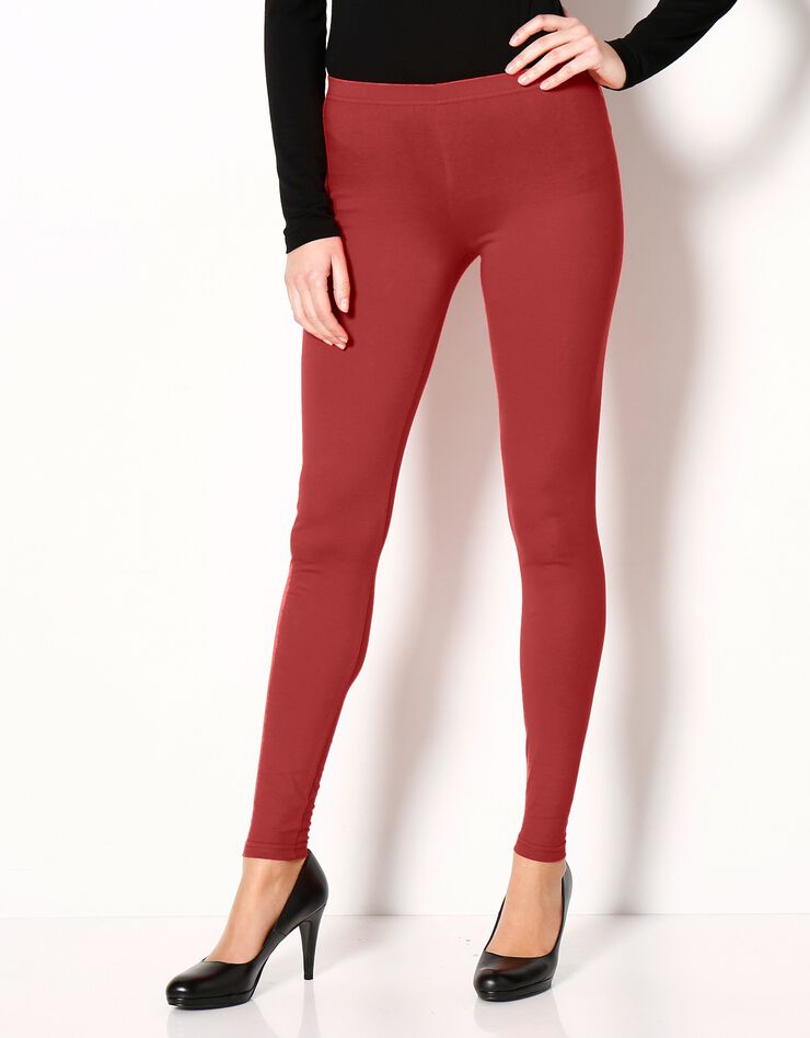 Legging taille élastiquée - lot de 2 (terracotta / noir) Legging taille élastiquée - lot de 2 (terracotta / noir)