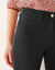 Pantalon 7/8ème fuselé stretch uni (noir)