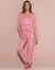 Pyjama manches longues (rose)