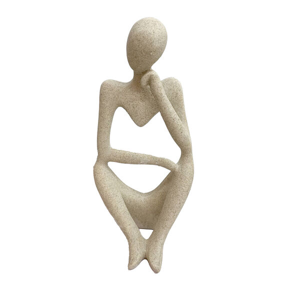 Statuette effet sablé (sable)