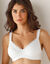Soutien-gorge coton forme minimiseur avec armatures - lot de 2 (blanc + noir)