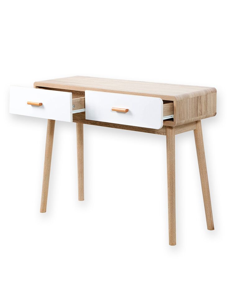 Console YOLTY - 2 tiroirs (naturel)