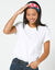 T-shirt boîte manches coudes (blanc)