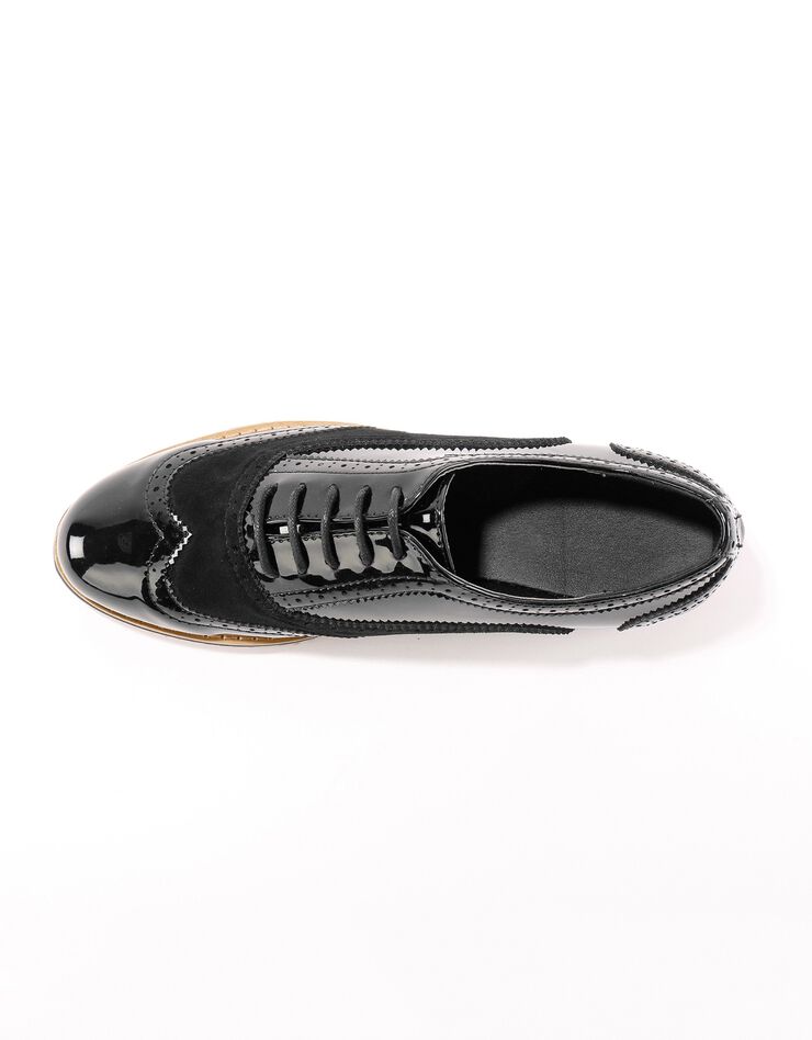 Derbies compensés vernis - noir (noir) Derbies compensés vernis - noir (noir)