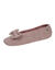 Ballerines textile large noeud (rose chiné)