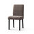 Housse bi-extensible microfibre gaufrée graphique spéciale chaise (chocolat)