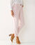 Pantalon 7/8ème fuselé fluide (rose poudré)