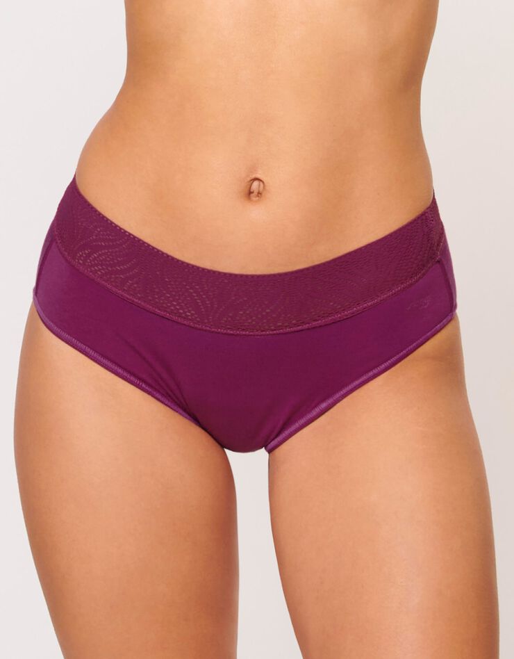 Culotte menstruelle échancrée SLOGGI® (violine) Culotte menstruelle échancrée SLOGGI® (violine)