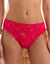 Slip dentelle unie Arum (rose)