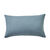 Housse de coussin unie bachette - lot de 2 (bleu grisé)