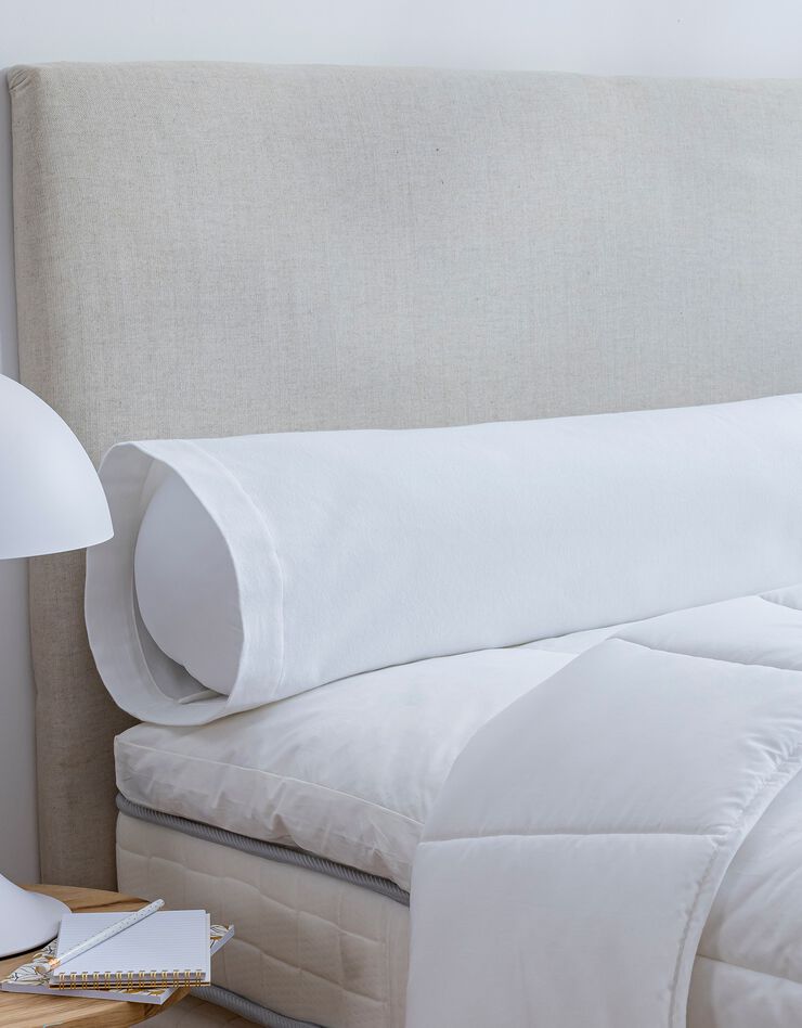 Sous-taie de traversin éponge imperméable anti-acariens Bi-ome® (blanc)