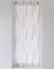 Vitrage voile imprimé vagues finition pattes (terracotta)