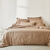 Linge de lit uni - coton 57 fils/cm&sup2; (gr&egrave;ge)