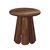 Table d'appoint ronde en bois (marron)