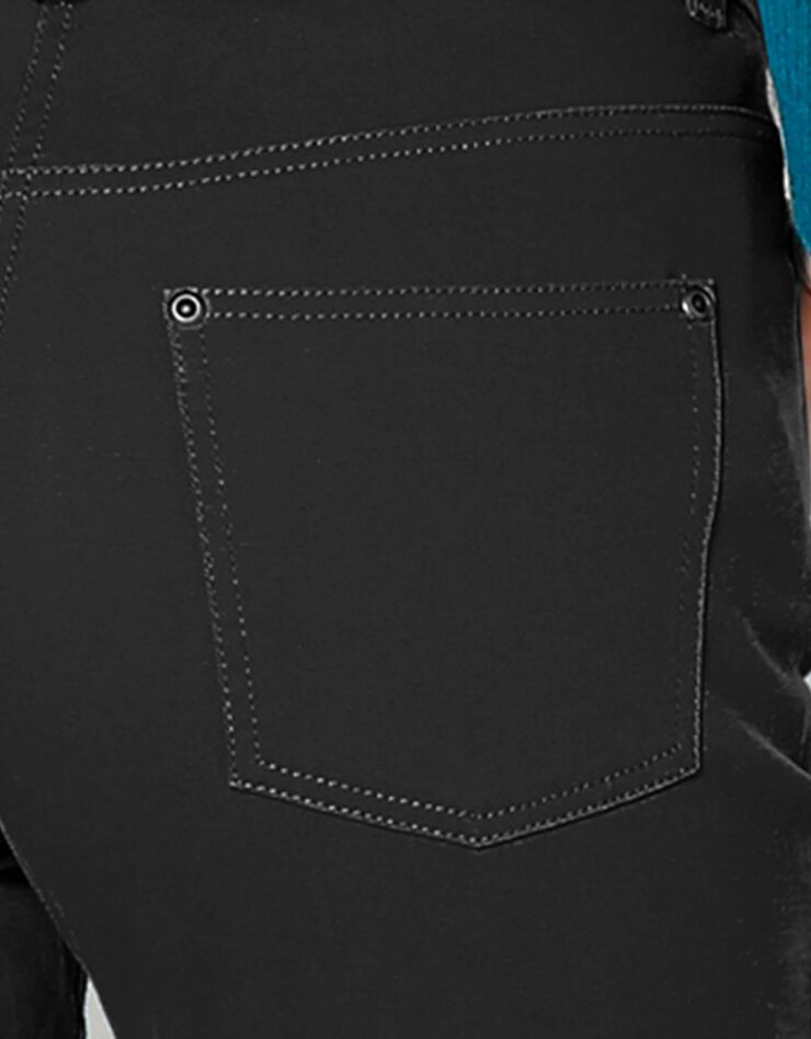 Pantalon droit stretch (noir)
