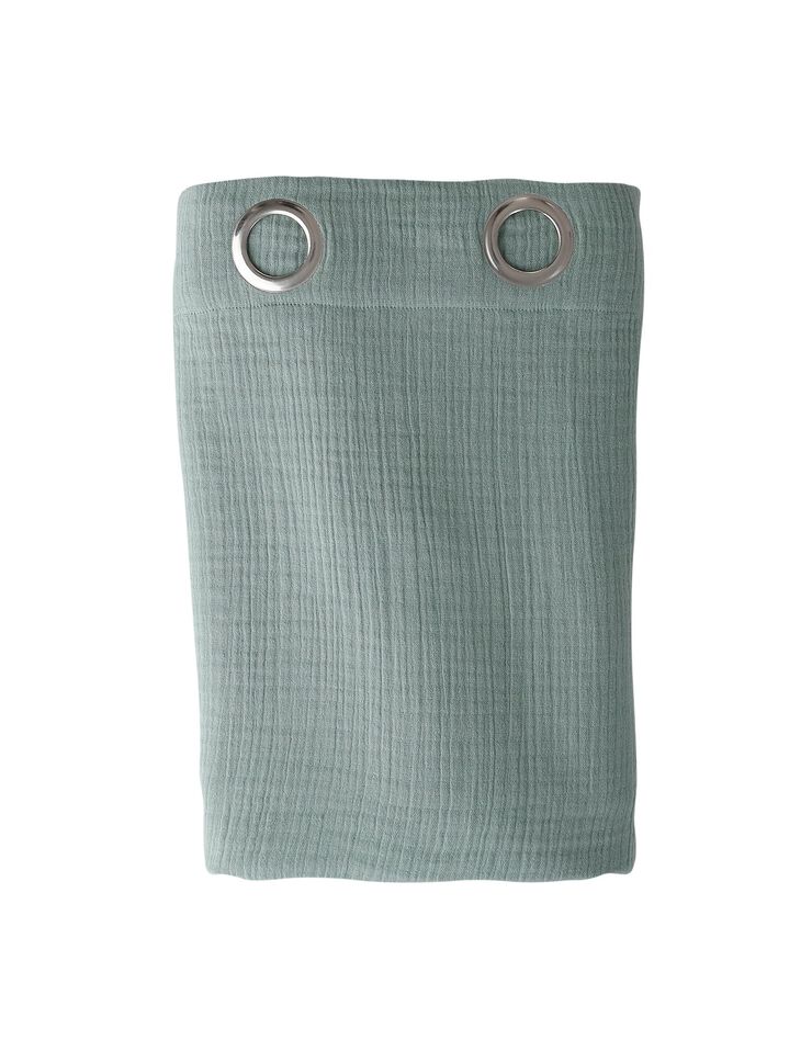 Rideau double gaze de coton (vert)