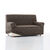 Housse de canap&eacute; extensible, motif tachet&eacute; graphique (marron)