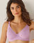 Soutien-gorge coton forme emboîtante avec armatures - lot de 2 (bleu + parme)