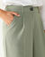 Pantalon large fluide (kaki clair)