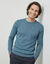 Pull uni col rond (aqua chin&eacute;)