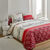 Linge de lit Montana en coton (rouge)