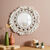 Grand miroir en macramé (naturel)