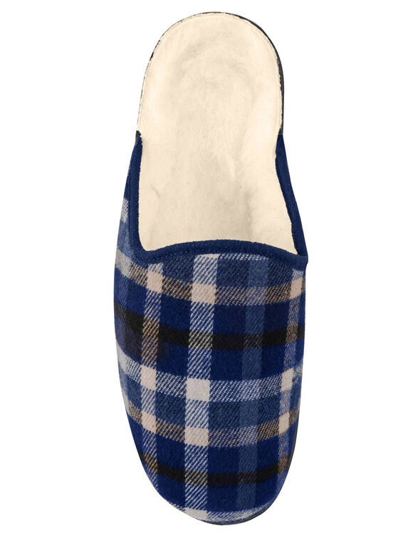 Mules homme fourr&eacute;es - jusqu'au 47 (bleu)