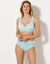 Soutien-gorge dentelle Coria imprimé « printemps » - avec armatures (aqua)