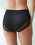 Culotte microfibre taille haute – lot de 2 (noir)