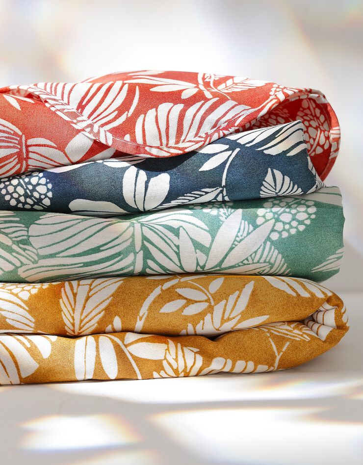 Nappe anti-taches imprimé végétal (jaune)