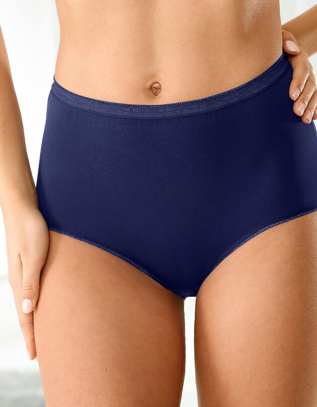 Culotte super maxi basique - lot de 3 (ciel + marine + ivoire)