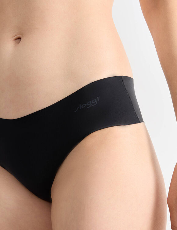 Culotte ZERO Microfibre sans coutures - lot de 2 (noir)