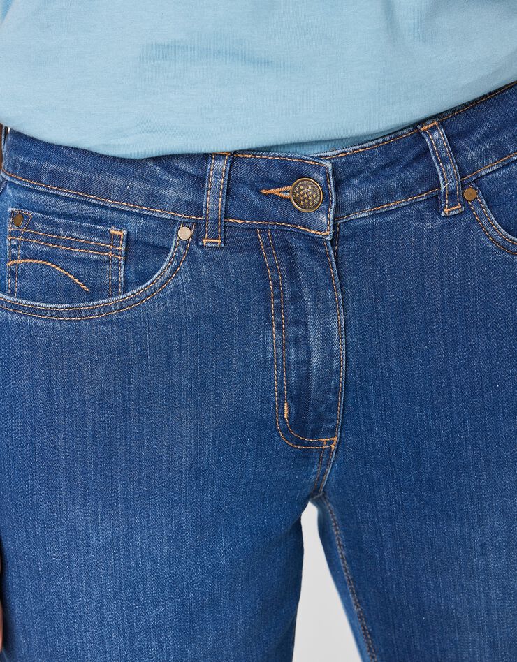 Jean stretch coupe mom (stone) Jean stretch coupe mom (stone)