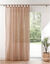 Panneau voile uni finition pattes (taupe)