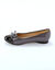 Ballerines plates bicolores (gris / noir)