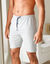 Short de pyjama coton  (gris chiné)