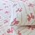 Linge de lit Nelly imprim&eacute; - coton 52 fils/cm&sup2; (rose)